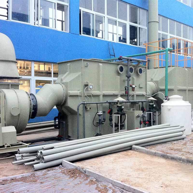 FRP Horizontal Scrubbing Tower